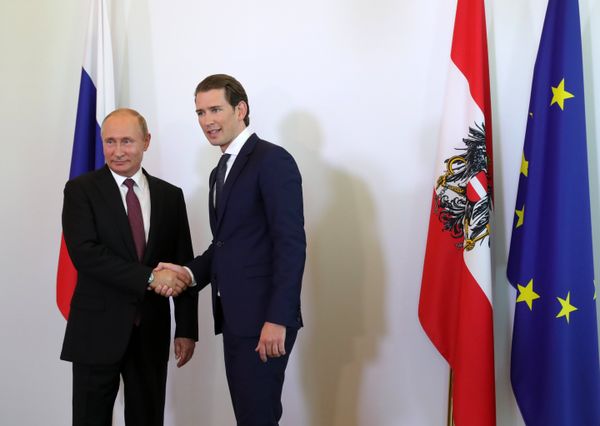 Рабочий визит президента РФ В. Путина в Австрию