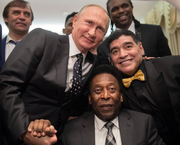 Президент РФ В. Путин принял участие в финальной жеребьёвке ЧМ по футболу ФИФА 2018 в России