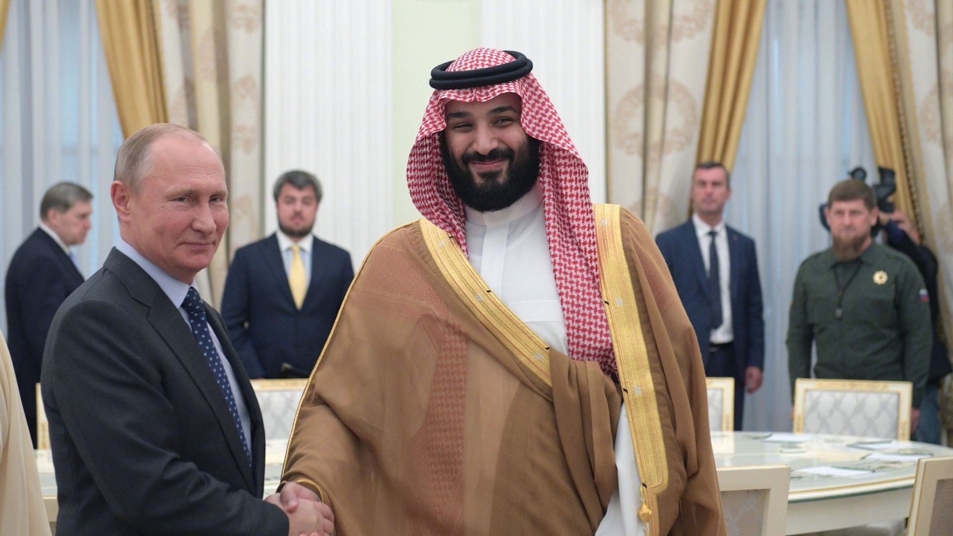 Президент РФ В. Путин встретился с наследным принцем Саудовской Аравии М. ибн Салманом Аль Саудом - РИА Новости, 1920, 27.05.2020