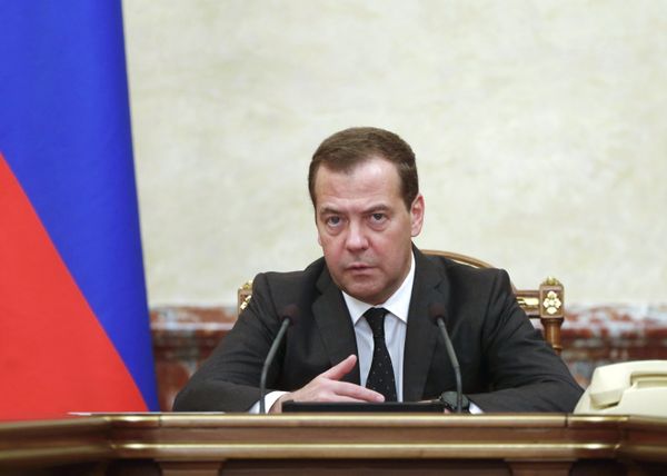 Премьер-министр РФ Д. Медведев провел заседание правительства РФ