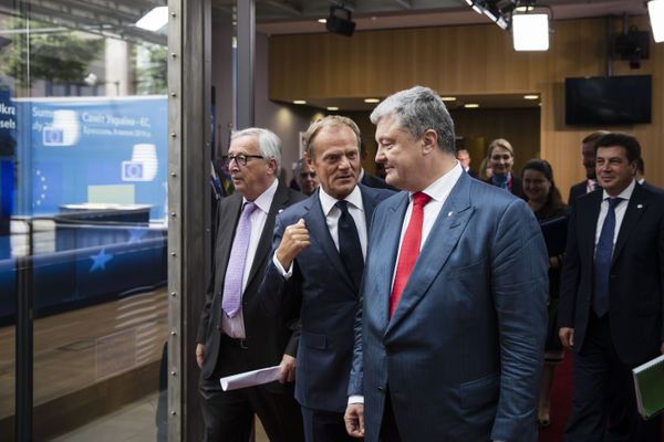 Порошенко Туск Юнкер саммит ес-украина