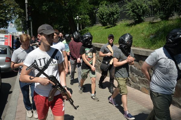 Акция Национальных дружин в Киеве 12.07.2018 Националисты рада оружие Акция Национальных дружин в Киеве 12.07.2018 Националисты рада оружие
