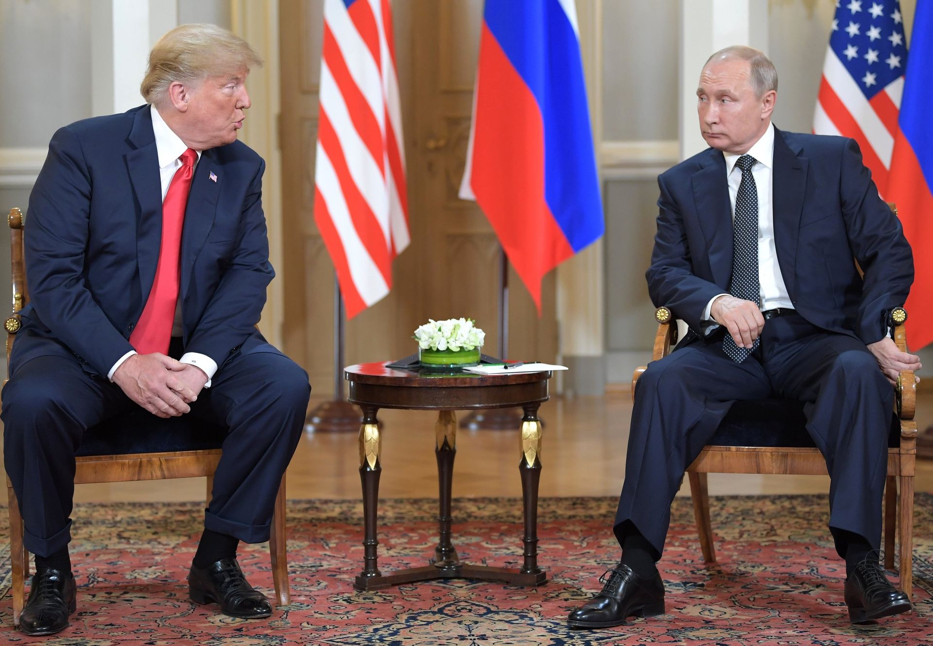 Встреча президента РФ Владимира Путина и президента США Дональда Трампа в Хельсинки - РИА Новости, 1920, 13.10.2020