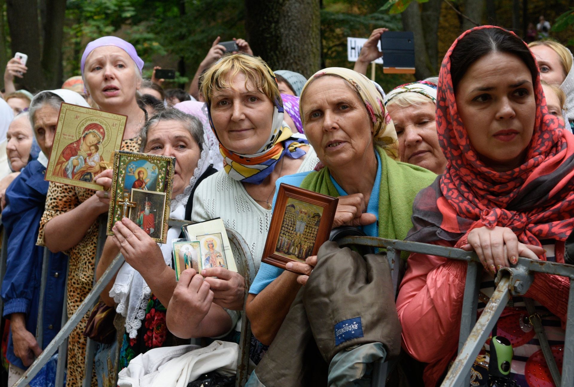 Молебен на Владимирской горке в честь 1000-я крещения Киевской Руси - РИА Новости, 1920, 09.06.2021
