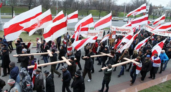 Шествие белорусской оппозиции Дзяды Шествие белорусской оппозиции Дзяды