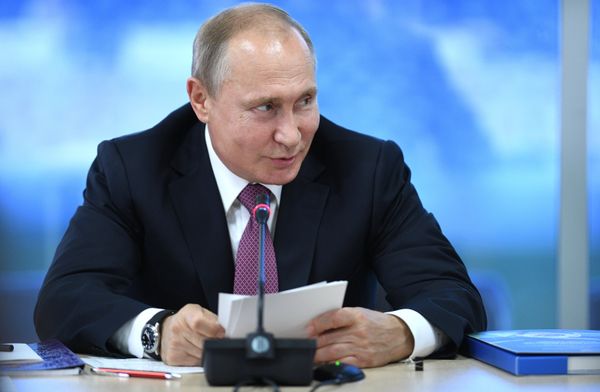 Рабочая поездка президента РФ В. Путина в Калининград