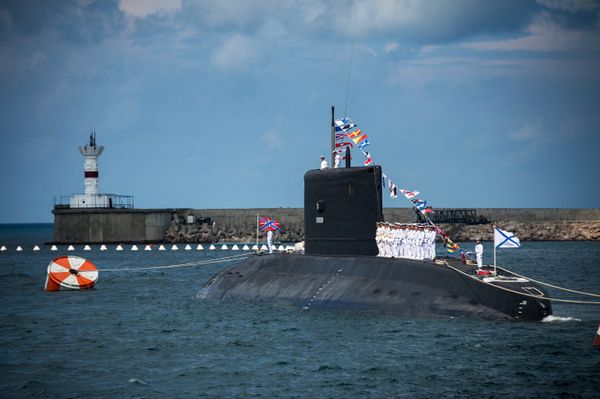 Репетиция парада ВМФ в регионах России