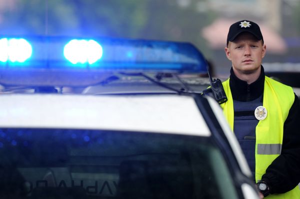 Сотрудник полиции на Украине
