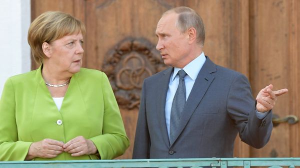 Рабочий визит президента РФ В. Путина в Германию