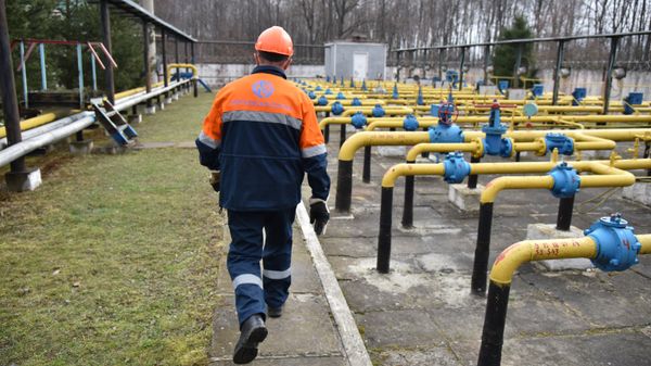 Газодобывающее предприятие компании «Укргаздобыча» во Львовской области