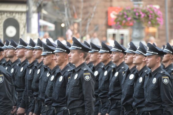 Репетиция парад полиция