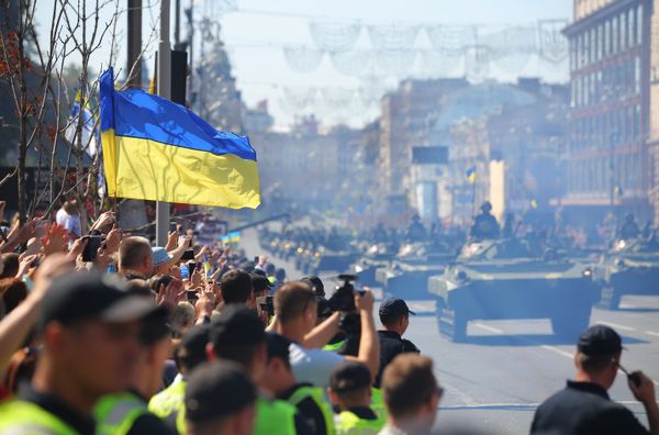 Военный парад в Киеве ко Дню независимости Украины