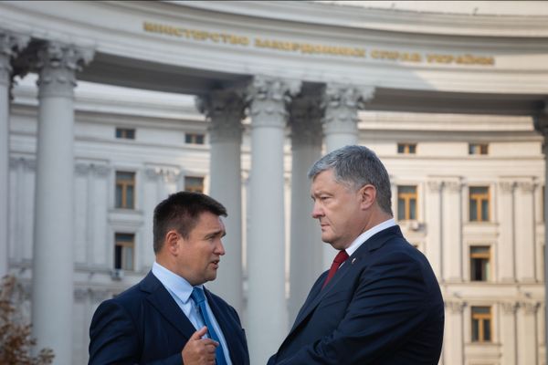 Порошенко Климкин