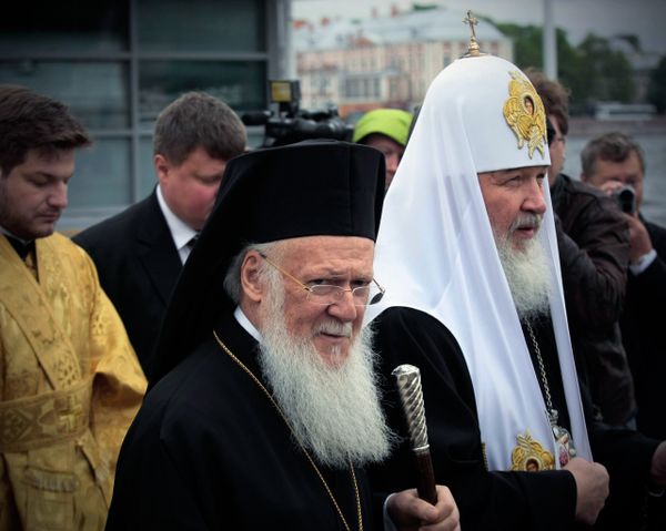Патриарх Константинопольский Варфоломей и Патриарх Московский и всея Руси Кирилл Патриарх Константинопольский Варфоломей и Патриарх Московский и всея Руси Кирилл