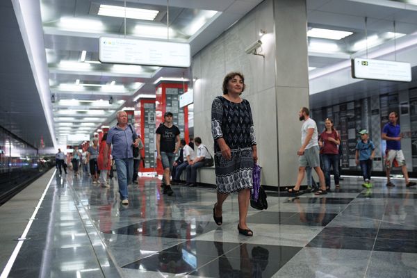 Мэр Москвы С. Собянин открыл участок Калининско-Солнцевской линии метро Мэр Москвы С. Собянин открыл участок Калининско-Солнцевской линии метро