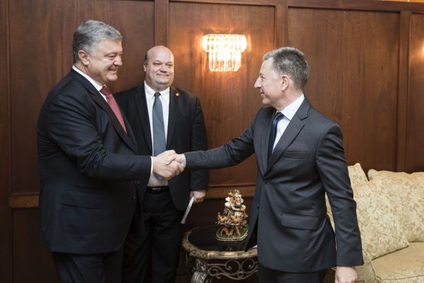 Порошенко и Волкер Порошенко и Волкер