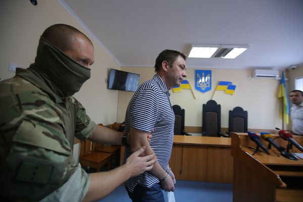 Заседание суда по делу журналиста К. Вышинского в Херсоне