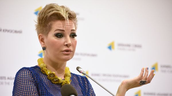 Пресс-конференция М. Максаковой в Киеве