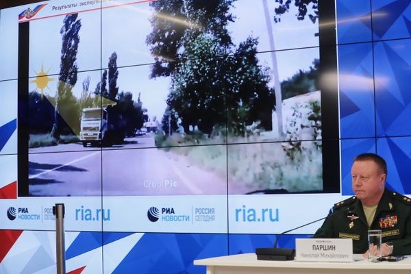 Брифинг Министерства обороны РФ по  крушению Боинга-777