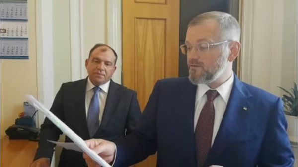 Александр Вилкул и Дмитрий Колесников Оппоблок