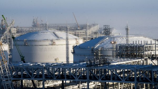 Строительство завода по производству сжиженного газа Ямал СПГ