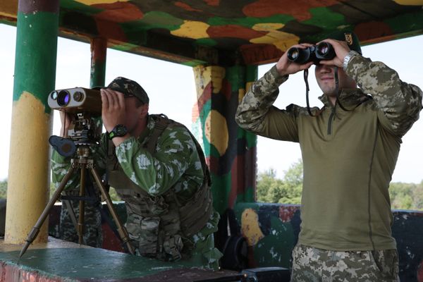Учения пограничников во Львовской области