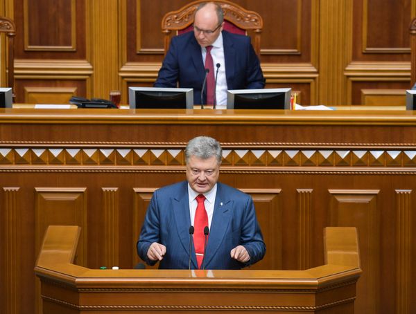 Петр Порошенко Рада