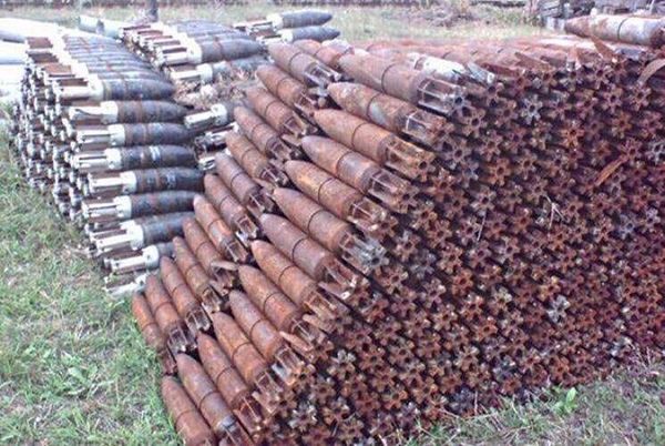 снаряды склад боеприпасы