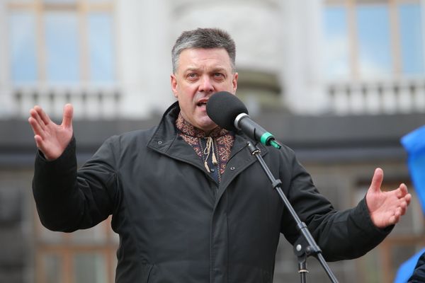 Лидер националистической партии Свобода Олег Тягнибок