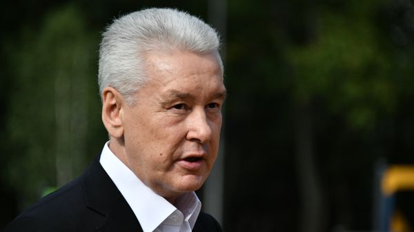 Мэр Москвы С. Собянин посетил новые детские площадки в Лужниках