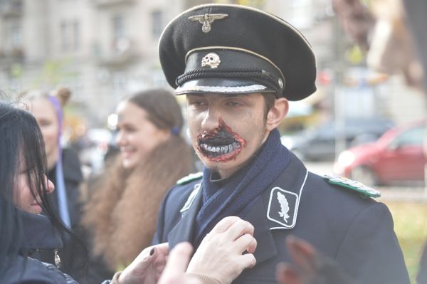Марш зомби в Киеве