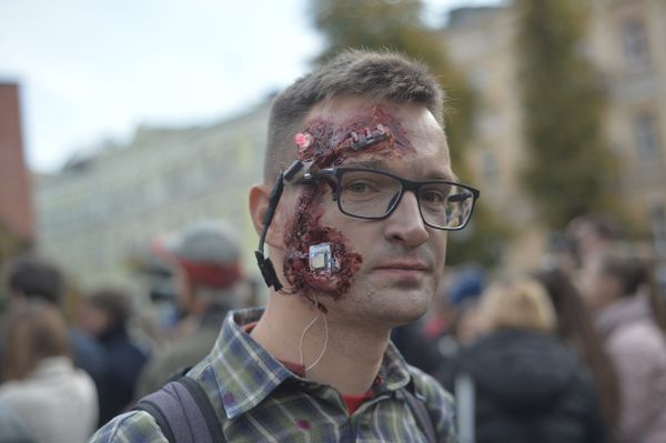 Марш зомби в Киеве