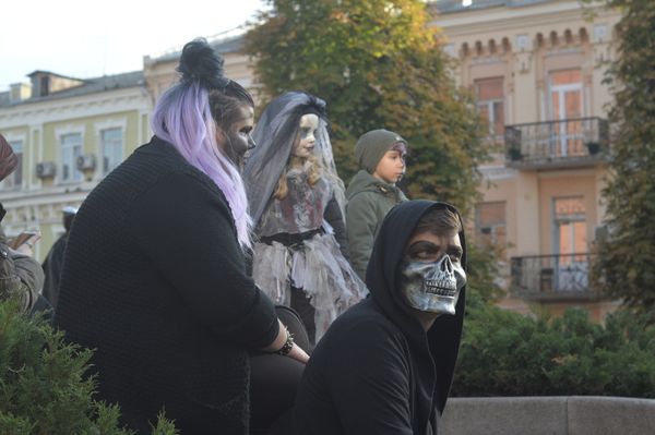 Марш зомби в Киеве