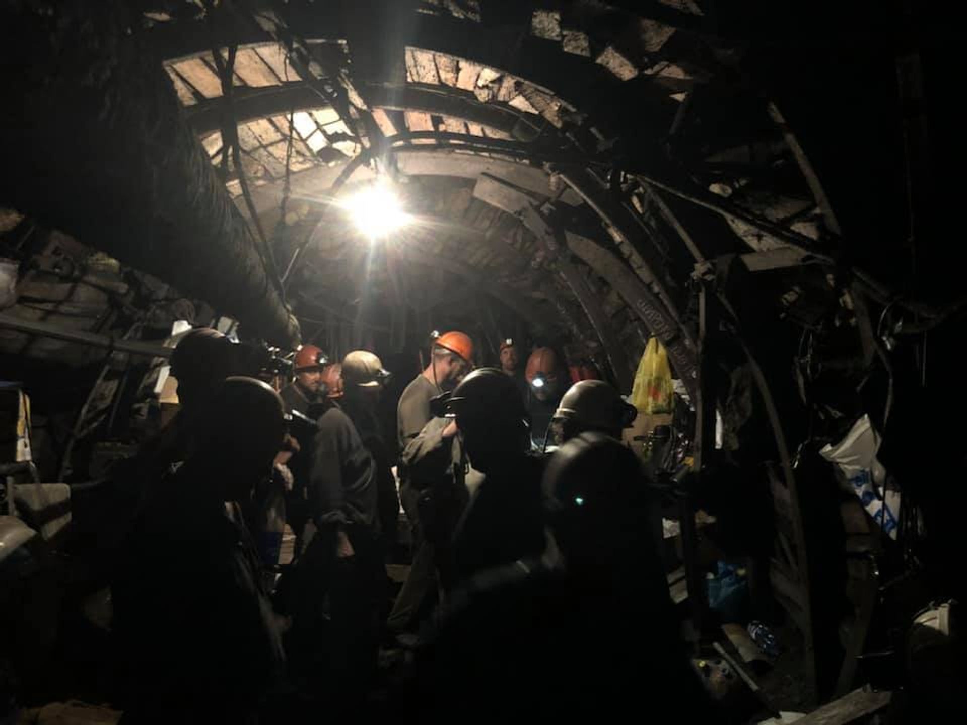 Лисичанскуголь шахтеры бастуют забастовка - РИА Новости, 1920, 05.09.2020