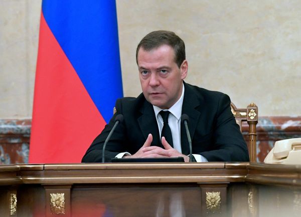 Премьер-министр РФ Д. Медведев провел заседание правительства РФ