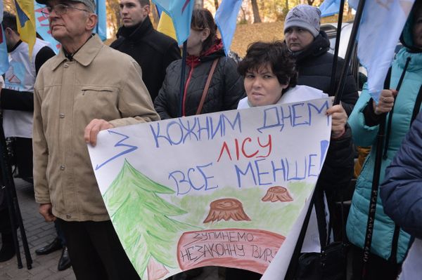 Митинг против вырубки леса Митинг против вырубки леса