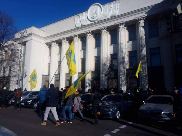 Евробляхи у Кабмина акция пикет протест митинг