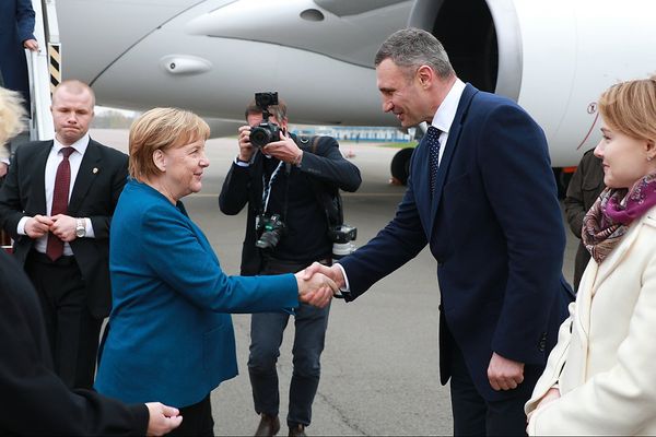 Меркель Кличко Меркель Кличко
