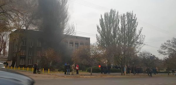 Криворожгаз митинг нападение Криворожгаз митинг нападение