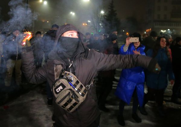Акция у посольства РФ в Киеве Акция у посольства РФ в Киеве