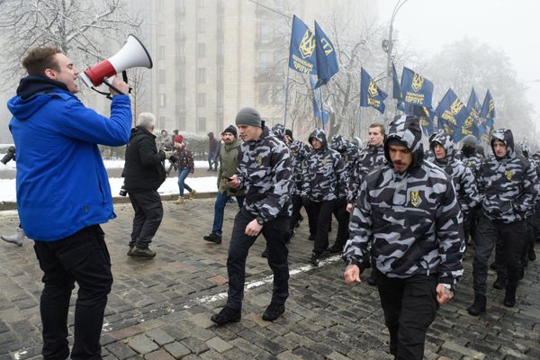Акции националистов в Киеве Акции националистов в Киеве