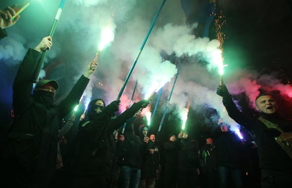 Акции националистов в Киеве Акции националистов в Киеве
