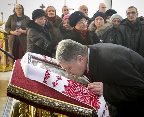 Порошенко УПЦ икона Порошенко УПЦ икона