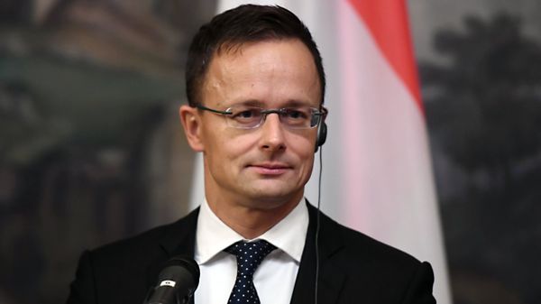 Встреча глав МИД РФ и Венгрии С. Лаврова и П. Сиярто