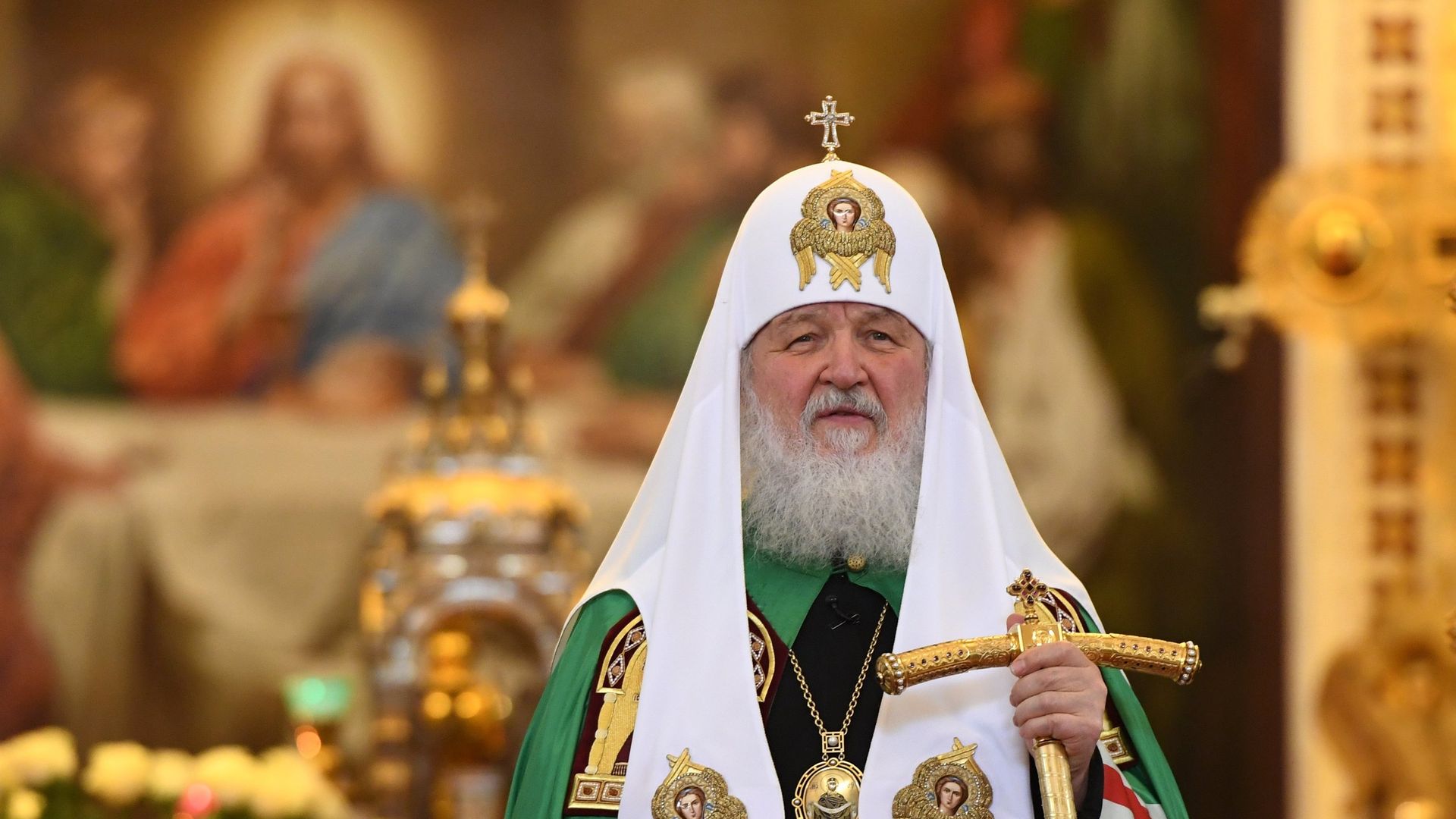 Патриарх Кирилл совершил божественную литургию с сестрами Милосердия - РИА Новости, 1920, 16.03.2023