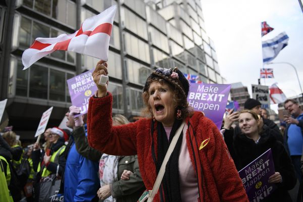 Акция в поддержку Brexit в Лондоне