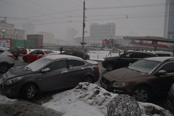 Снегопад снег Киев