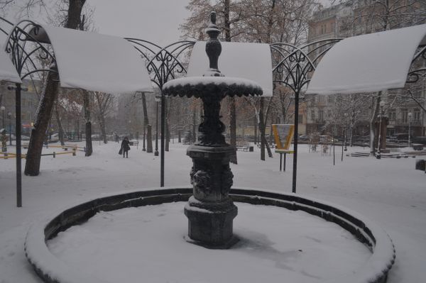 Снегопад снег Киев