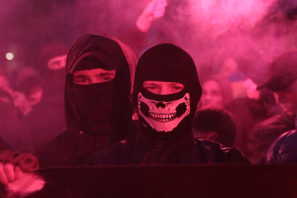 Акции националистов на Украине Акции националистов на Украине
