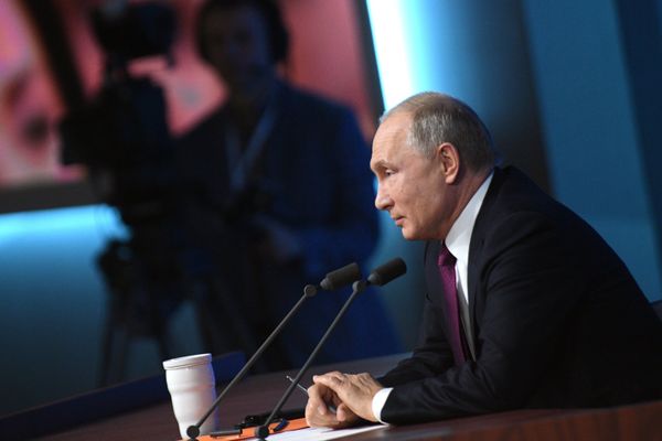 Ежегодная большая пресс-конференция президента РФ В. Путина